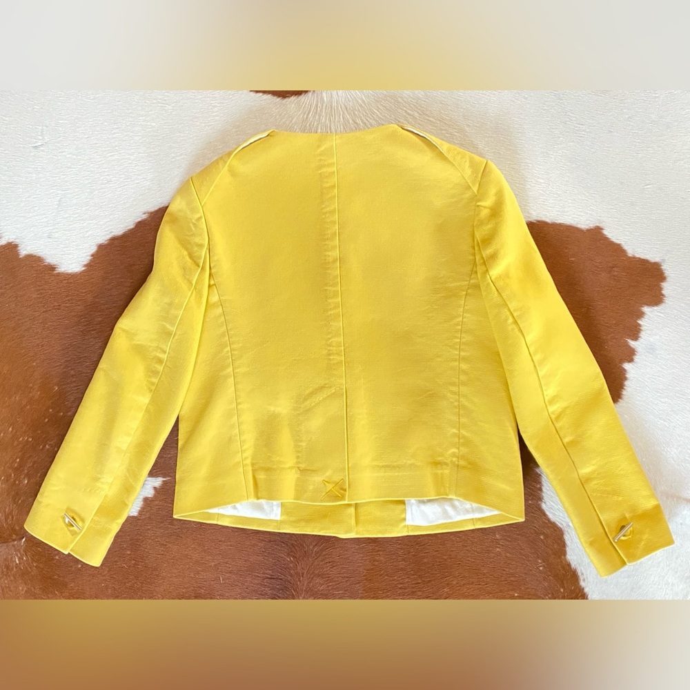 Beautiful 3.1 Phillip Lim Yellow Ladies Style Jacket Size 2 - Like New - Picture 3 of 8